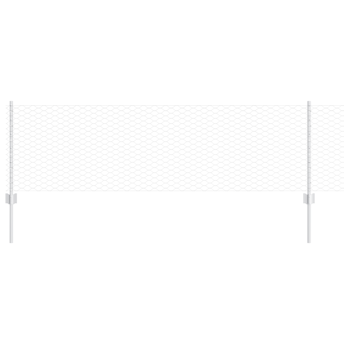 Pali Recinzione  11 pcs U-Channel 60 cm Acciaio Galvanizzato