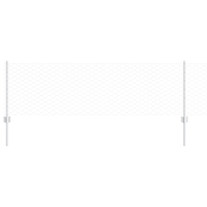 Pali per Recinto  11 pz U-Channel 60 cm Acciaio Galvanizzato