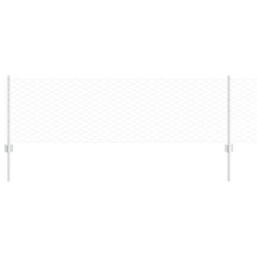 Pali per Recinto  11 pz U-Channel 60 cm Acciaio Galvanizzato