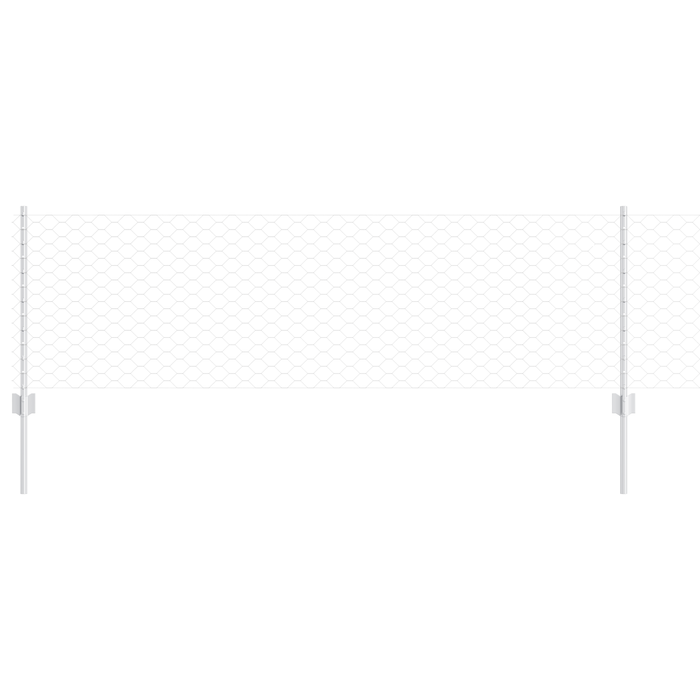 Pali per Recinto  11 pz U-Channel 60 cm Acciaio Galvanizzato