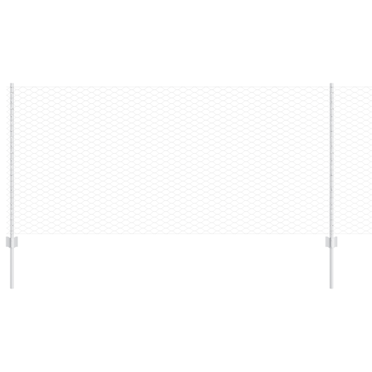 Posti per Recinzione  22 pz U-Channel 120 cm Acciaio Zincato