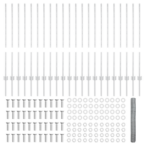 Pali di Recinzione 10 pz U-Channel 140 cm Acciaio Galvanizzato