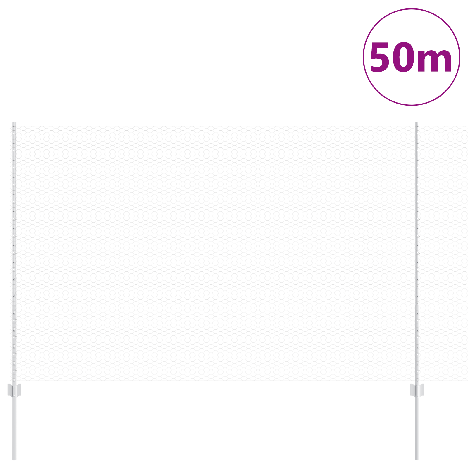 Pali di Recinzione  22 pz U-Channel 150 cm Acciaio Galvanizzato