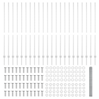 Pali di Recinzione  22 pz U-Channel 150 cm Acciaio Galvanizzato