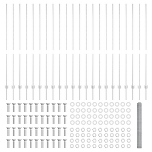 Pali di Recinzione  22 pz U-Channel 150 cm Acciaio Galvanizzato