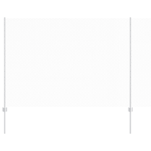 Pali per Recinzione  22 pcs U-Channel 160 cm Acciaio Zincato