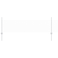 Pali per Recinzione  11 pcs U-Channel 60 cm Acciaio Galvanizzato