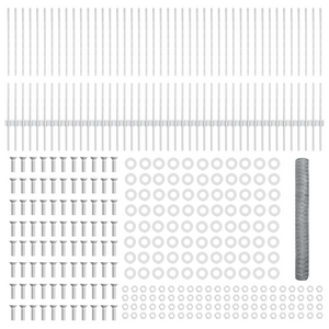 Posti per recinzione  22 pz U-Channel 100 cm Acciaio Zincato