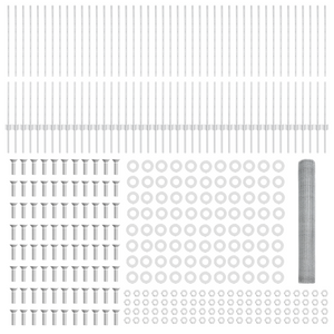 Pali di Recinzione 22 pcs U-Channel 120 cm Acciaio Zincato