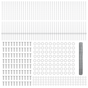Pali per Recinzione  22 pz U-Channel 120 cm Acciaio Zincato