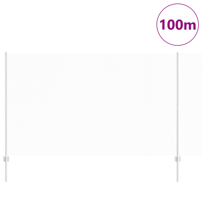 Posti per recinzioni 22 pz U-Channel 140 cm Acciaio Galvanizzato