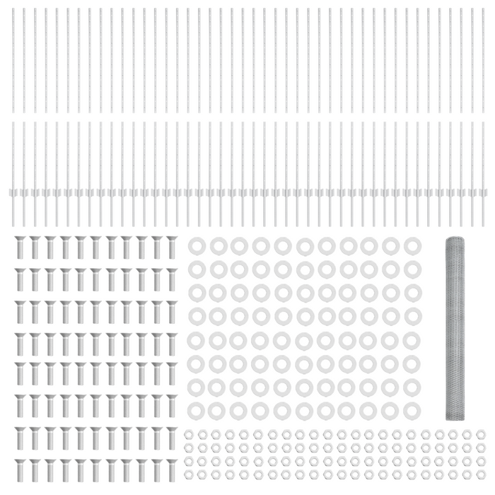 Posti per recinzioni 22 pz U-Channel 140 cm Acciaio Galvanizzato