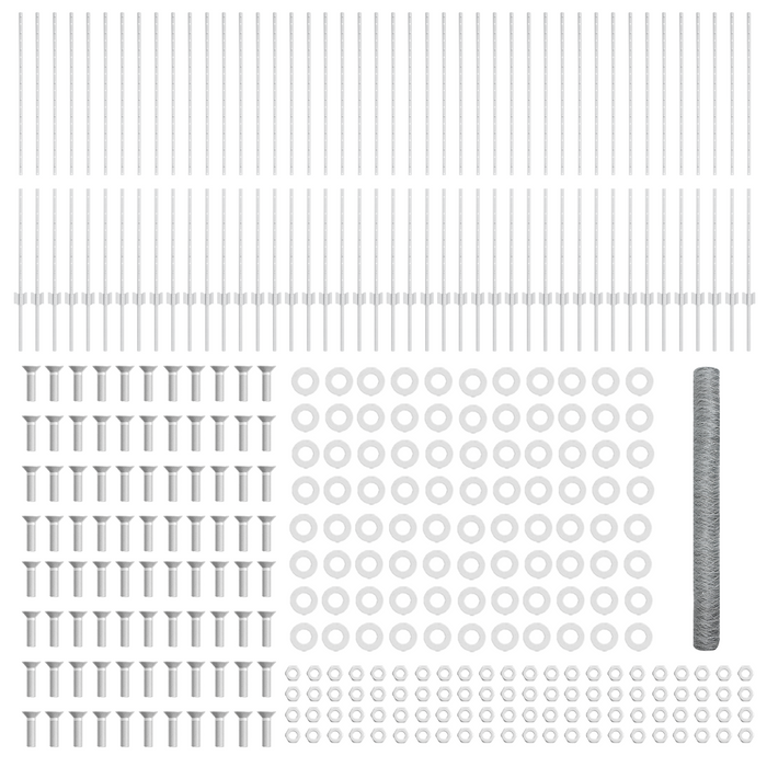 Pali di Recinzione  22 pcs U-Channel 140 cm Acciaio Zincato