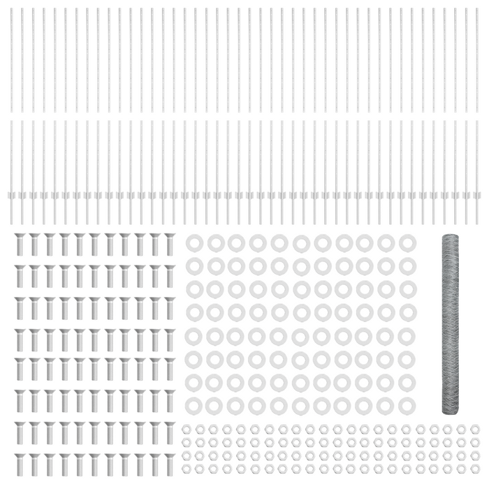Pali per Recinzione  22 pz U-Channel 160 cm Acciaio Zincato