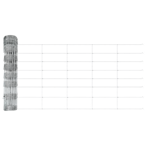 Pali di Recinzione vitaXL 11 pcs U-Channel 80 cm Acciaio Zincato