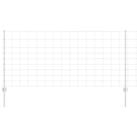 Pali per Recinzione  22 pcs U-Channel 100 cm in Acciaio Zincato