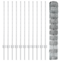 Pali per Recinzione  22 pcs U-Channel 100 cm in Acciaio Zincato