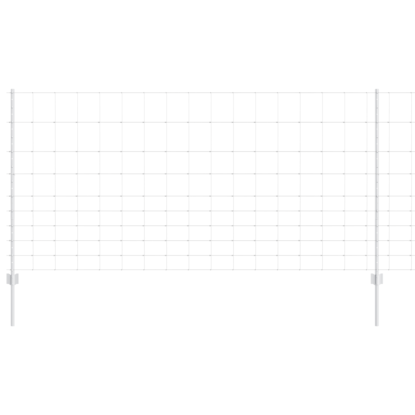 Pali di Recinzione  22 pz U-Channel 120 cm Acciaio Zincato