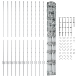 Pali di Recinzione  22 pz U-Channel 120 cm Acciaio Zincato
