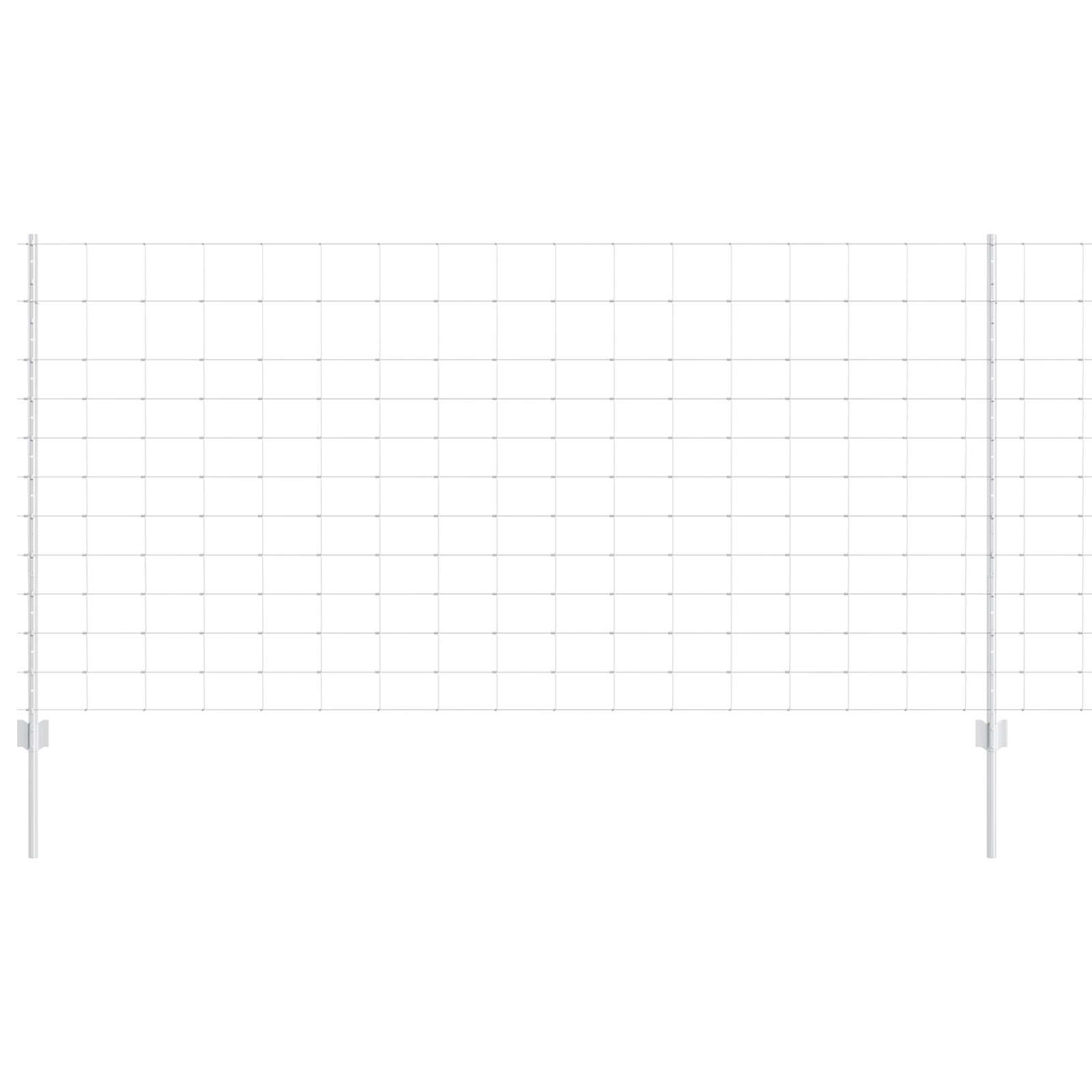 Pali di recinzione  22 pz U-Channel 120 cm Acciaio galvanizzato
