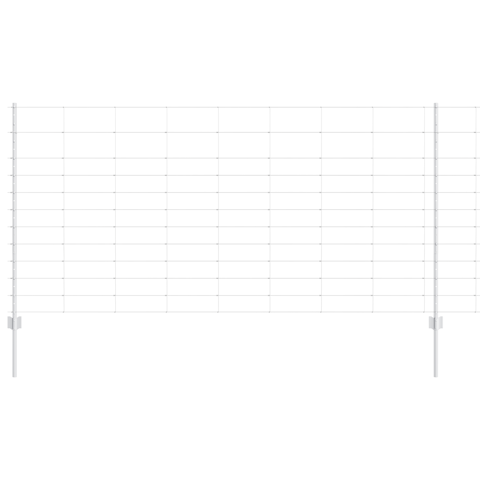 Pali della Recinzione  22 pz U-Channel 120 cm Acciaio Zincato