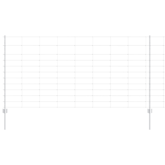 Pali della Recinzione  22 pz U-Channel 120 cm Acciaio Zincato