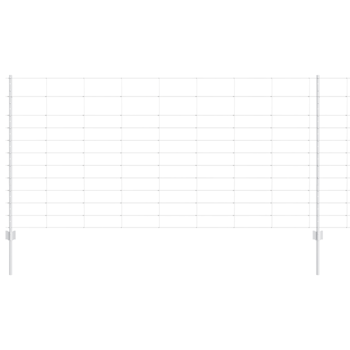 Pali della Recinzione  22 pz U-Channel 120 cm Acciaio Zincato