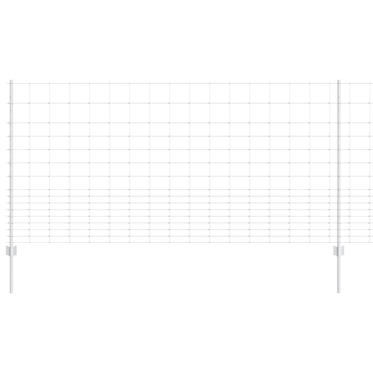 Posti per Recinzione  22 pcs U-Channel 120 cm Acciaio Galvanizzato