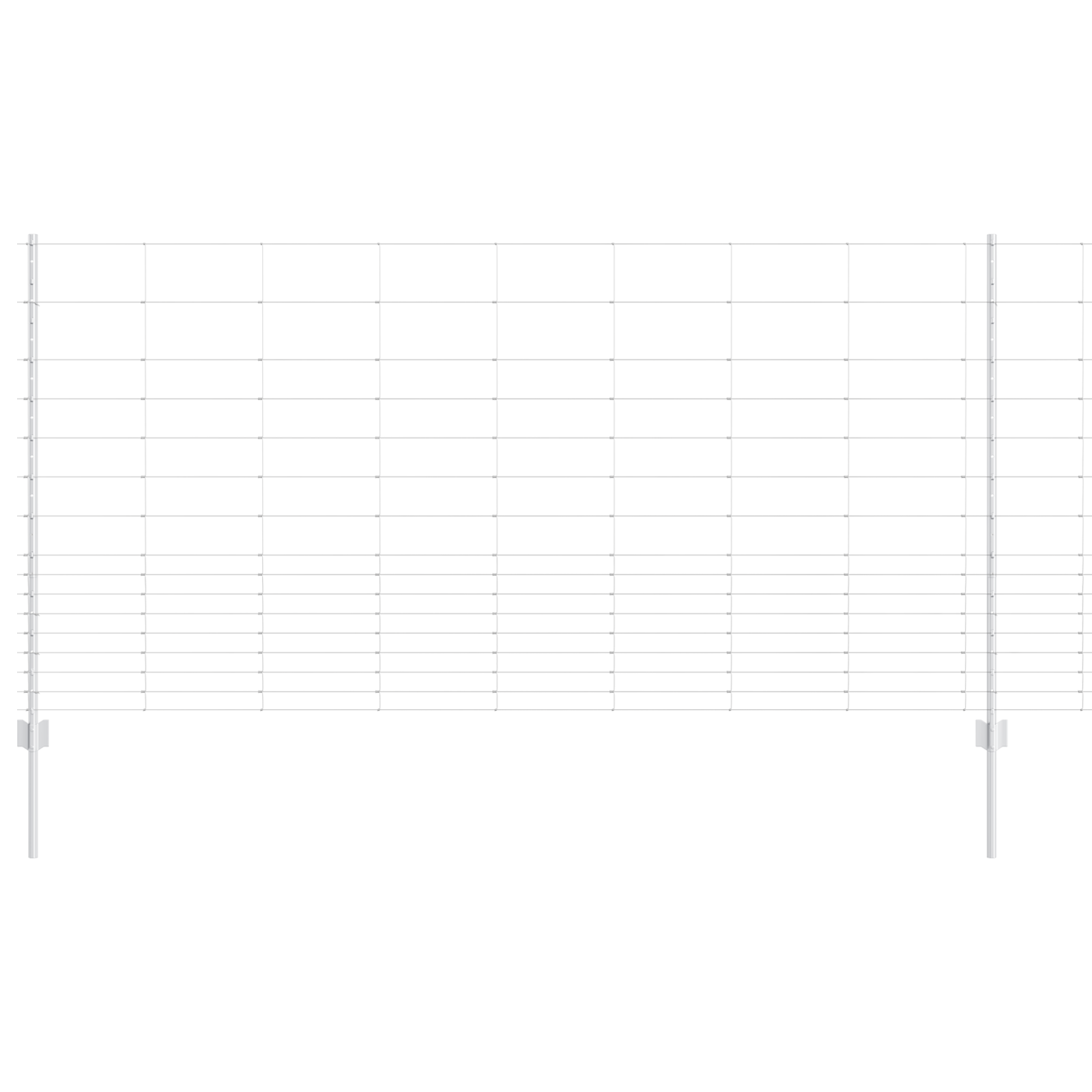 Pali Recinzione  22 pz U-Channel 120 cm Acciaio Zincato