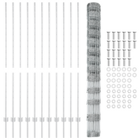 Pali di Recinzione  22 pcs U-Channel 150 cm Acciaio Galvanizzato