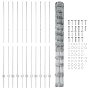 Pali di Recinzione  22 pcs U-Channel 150 cm Acciaio Galvanizzato