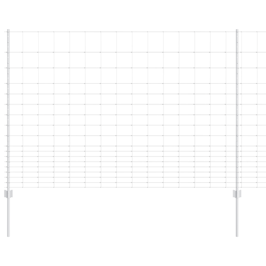Posti per Recinzione  22 pz U-Channel 150 cm Acciaio Zincato