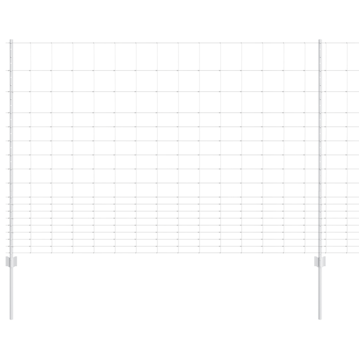 Posti per Recinzione  22 pz U-Channel 150 cm Acciaio Zincato