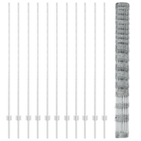 Posti per Recinzione  22 pz U-Channel 150 cm Acciaio Zincato