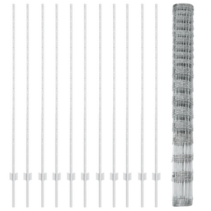 Posti per Recinzione  22 pz U-Channel 150 cm Acciaio Zincato