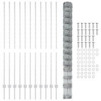 Pali di Recinzione  22 pz U-Channel 160 cm Acciaio Zincato