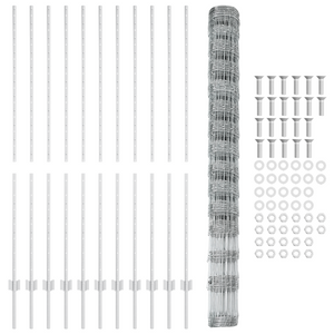 Pali di Recinzione  22 pz U-Channel 160 cm Acciaio Zincato