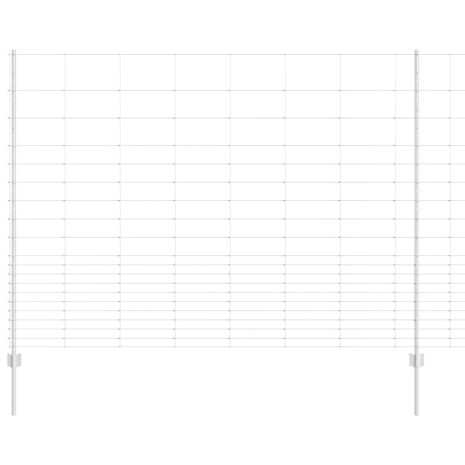 Pali di Recinzione 22 pz U-Channel 160 cm Acciaio Galvanizzato