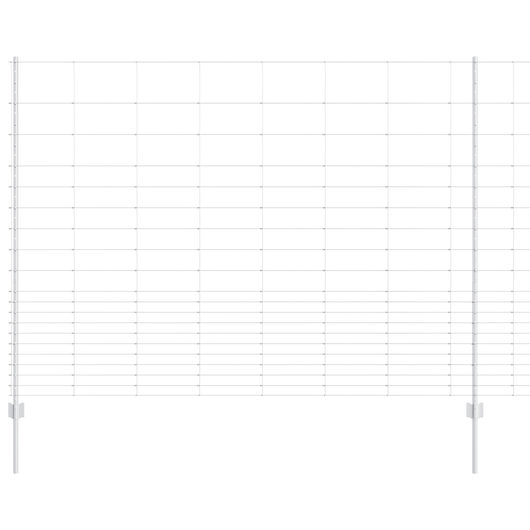 Pali di Recinzione 22 pz U-Channel 160 cm Acciaio Galvanizzato