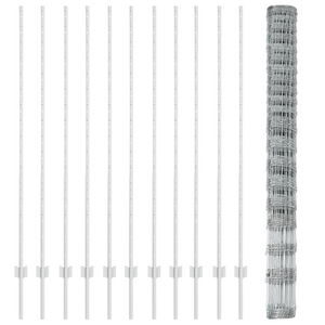 Pali di Recinzione 22 pz U-Channel 160 cm Acciaio Galvanizzato