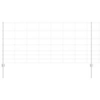 Pali di Recinzione  22 pcs U-Channel 100 cm Acciaio Galvanizzato