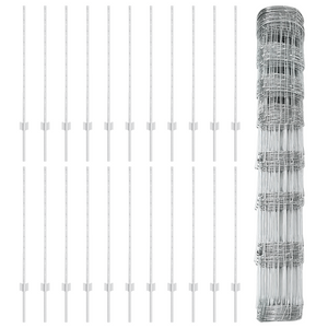 Pali di Recinzione  22 pcs U-Channel 100 cm Acciaio Galvanizzato