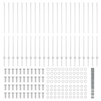 Pali di Recinzione  22 pcs U-Channel 150 cm Acciaio Zincato