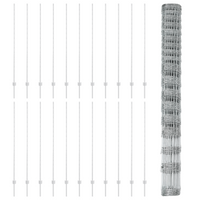 Pali di Recinzione  22 pcs U-Channel 150 cm Acciaio Zincato