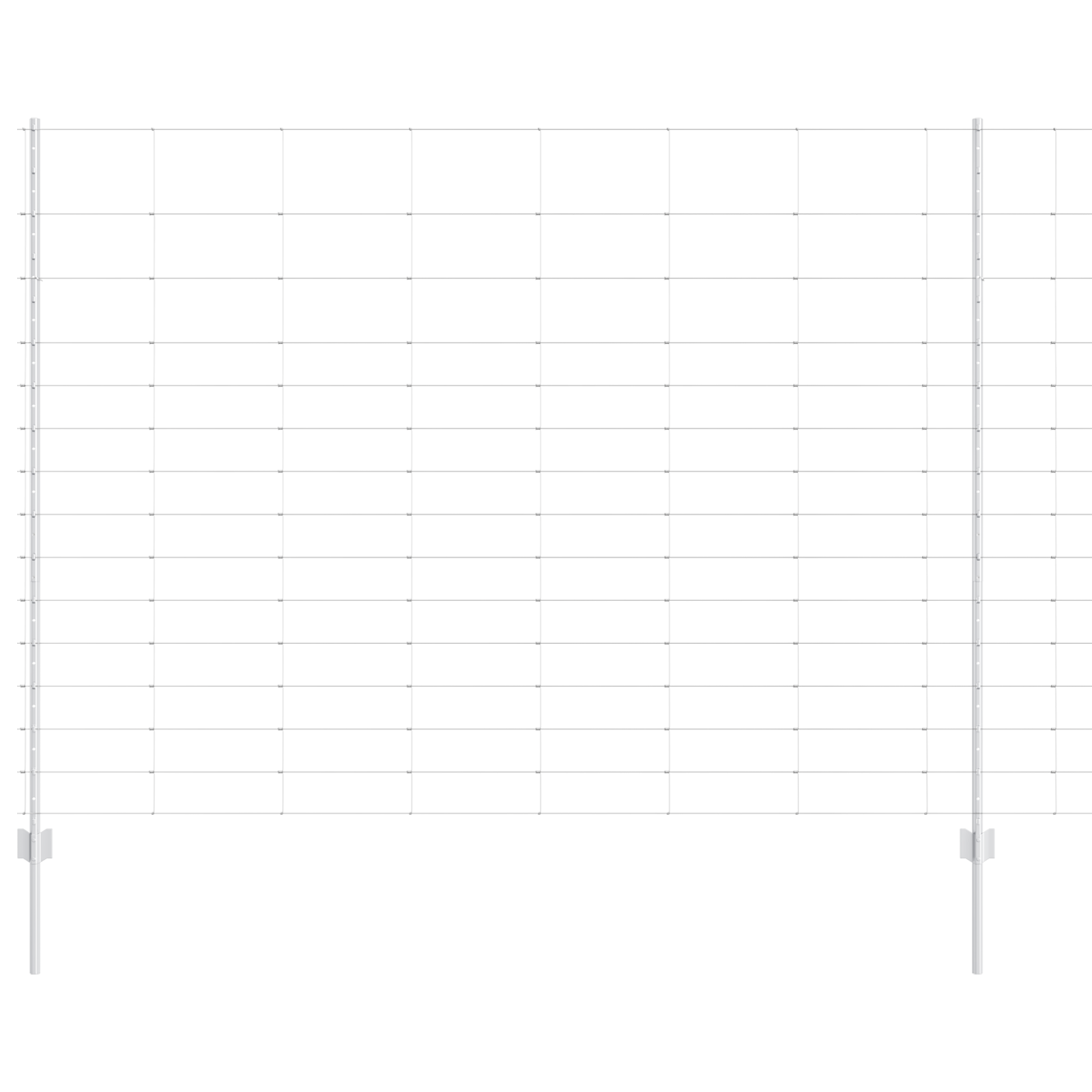 Posti per Recinzione  22 pz U-Channel 160 cm Acciaio Zincato