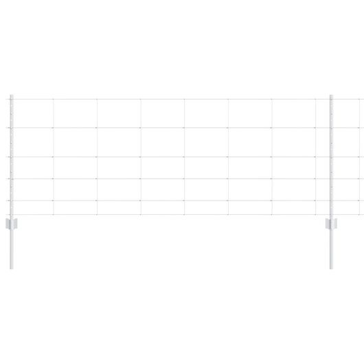 Posti della recinzione  11 pcs U-Channel 80 cm in acciaio zincato