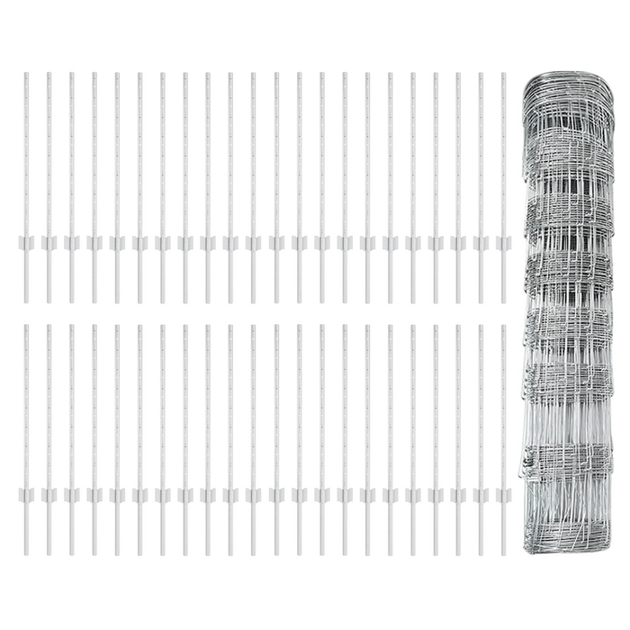 Pali di Recinzione  11 pz Canale a U 80 cm Acciaio Zincato