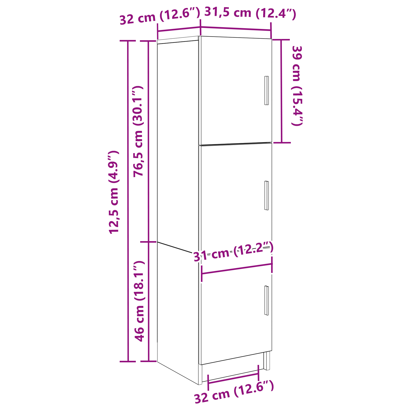 Scrivania con Archiviazione Rovere Affumicato Legno Ingegnerizzato