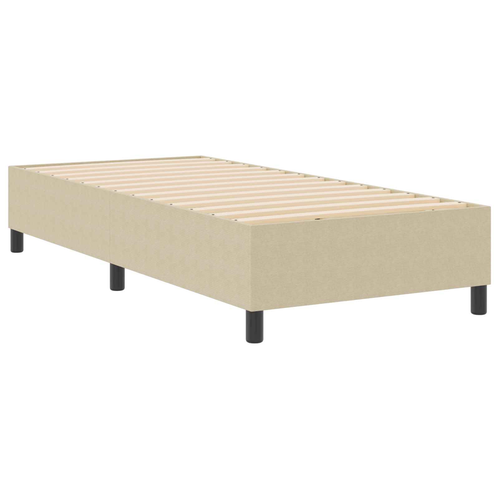 Letto a Box Verde Chiaro Grigio 100x200 cm Tessuto a Velluto