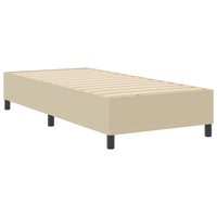 Letto a Box Verde Chiaro Grigio 100x200 cm Tessuto a Velluto